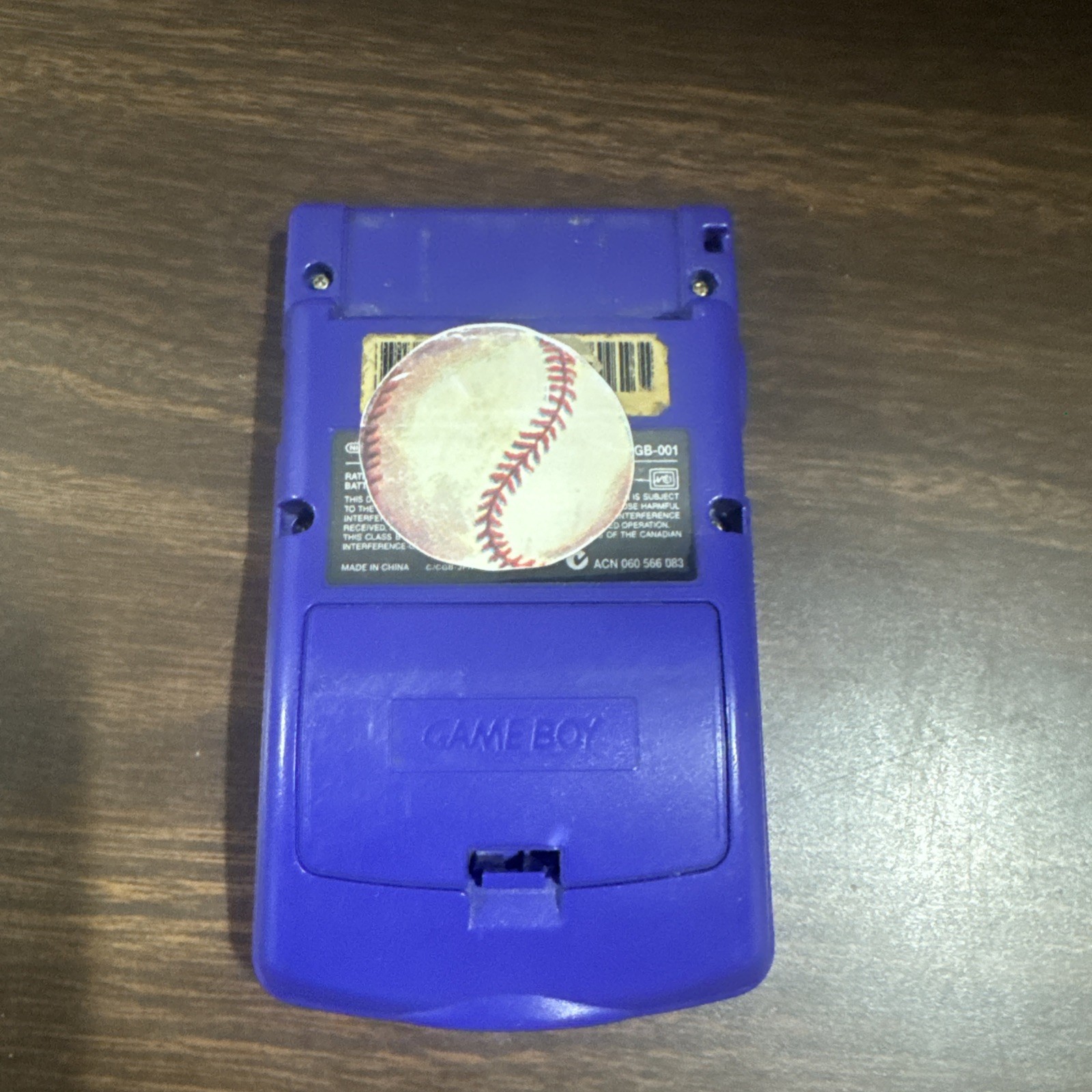 Nintendo Gameboy Boy Color Grape Purple Console CGB-001 OEM