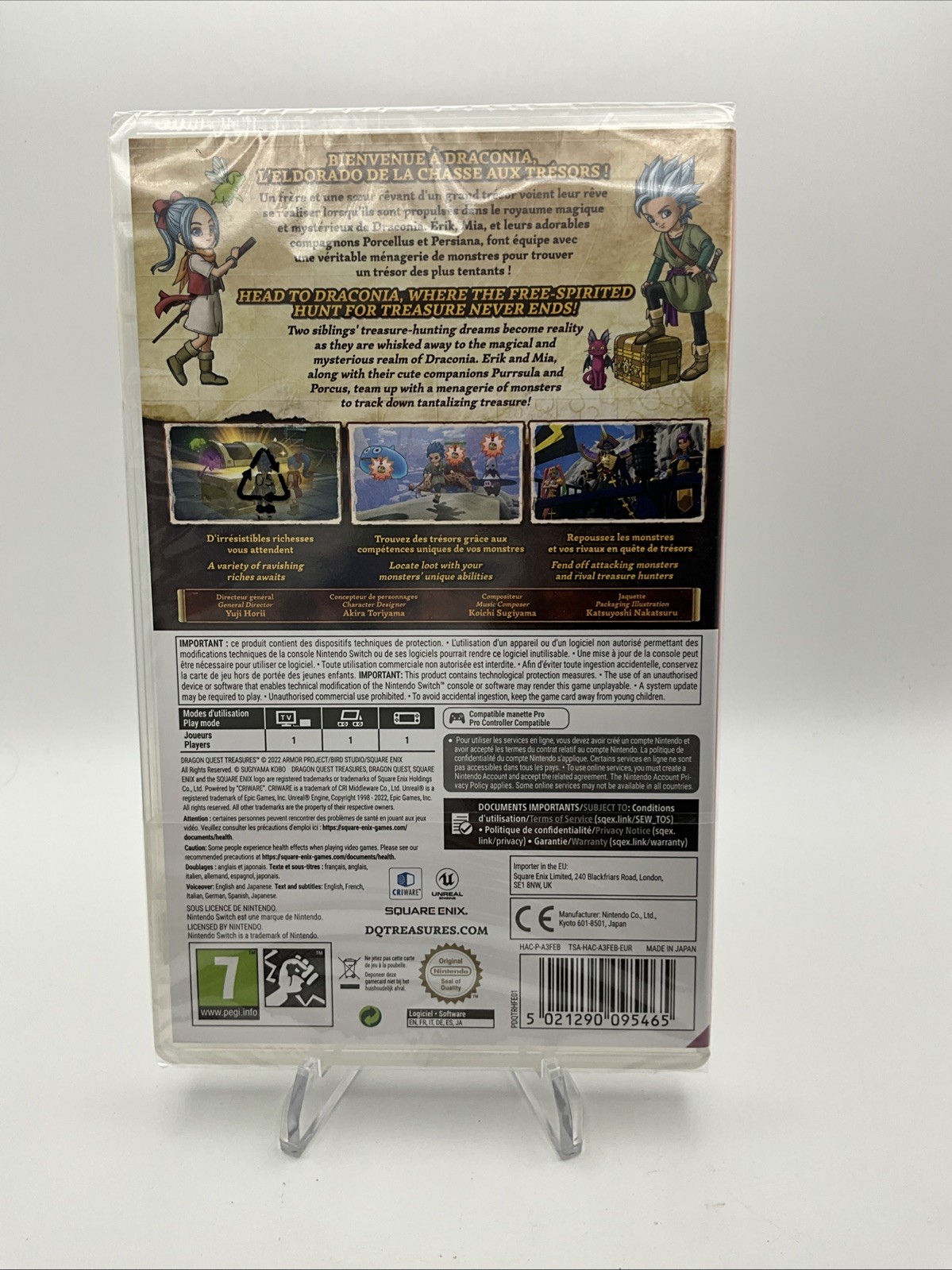 Dragon Quest Treasures PEGI 7 PAL Nintendo Switch NEW Sealed