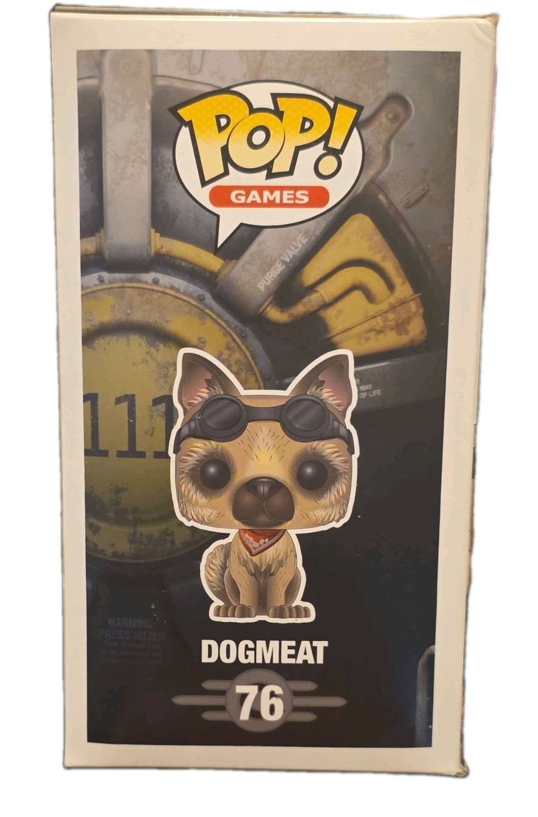 Funko Pop! Games Fallout 4 Dogmeat Vinyl Figure #76 2015 JJL 151223
