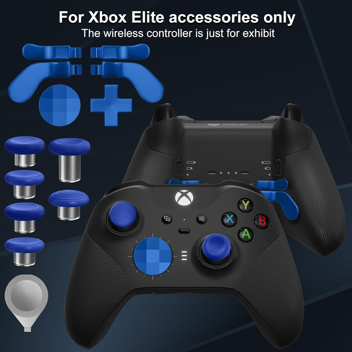 Metal Thumbsticks for Xbox One Elite Series 2, Elite Series 2 Core Controller Pa