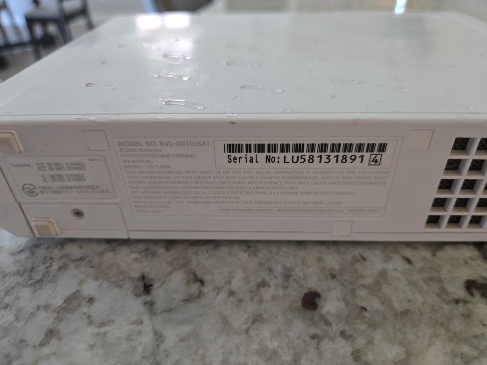 Nintendo Wii Console Only Lot Of 2 For Repair Not Working RVL-001
