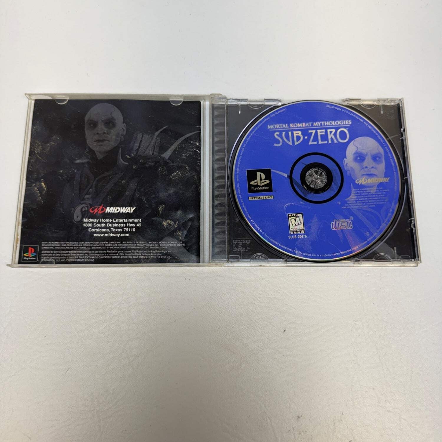 Mortal Kombat Mythologies: Sub-Zero (Sony PlayStation 1 PS1, 1997)