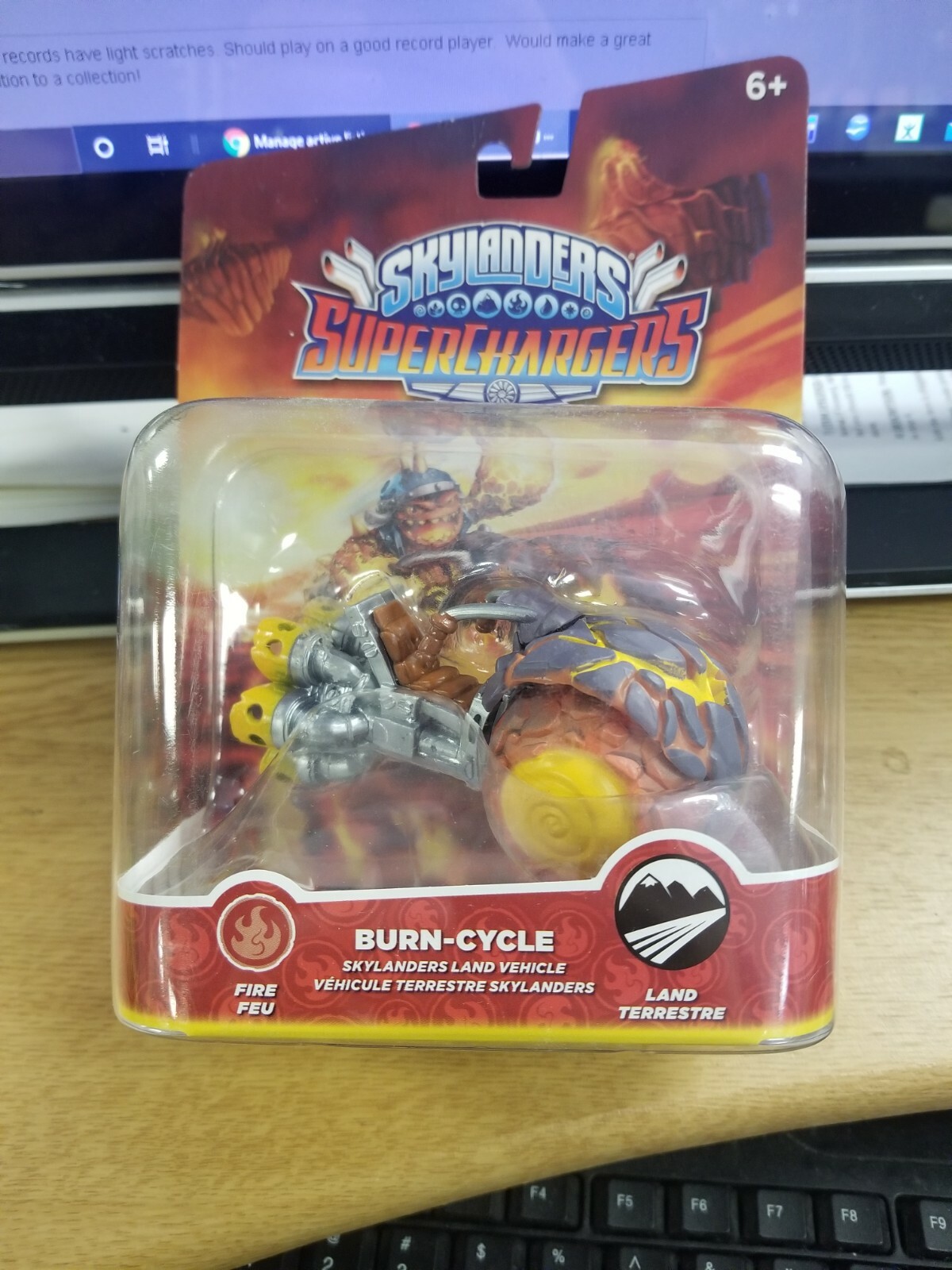 Skylanders : Superchargers, *BURN CYCLE * Vehicle, 2015 Activision – NEW