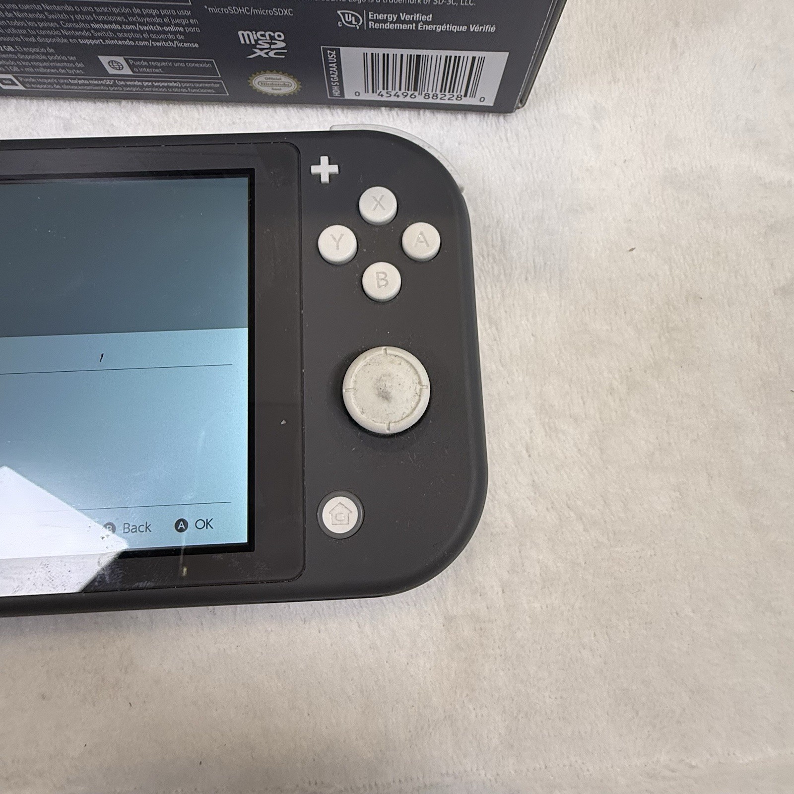 Nintendo Switch Lite Gray HDH-001 Console Tested Works w/ Box No Charger Read