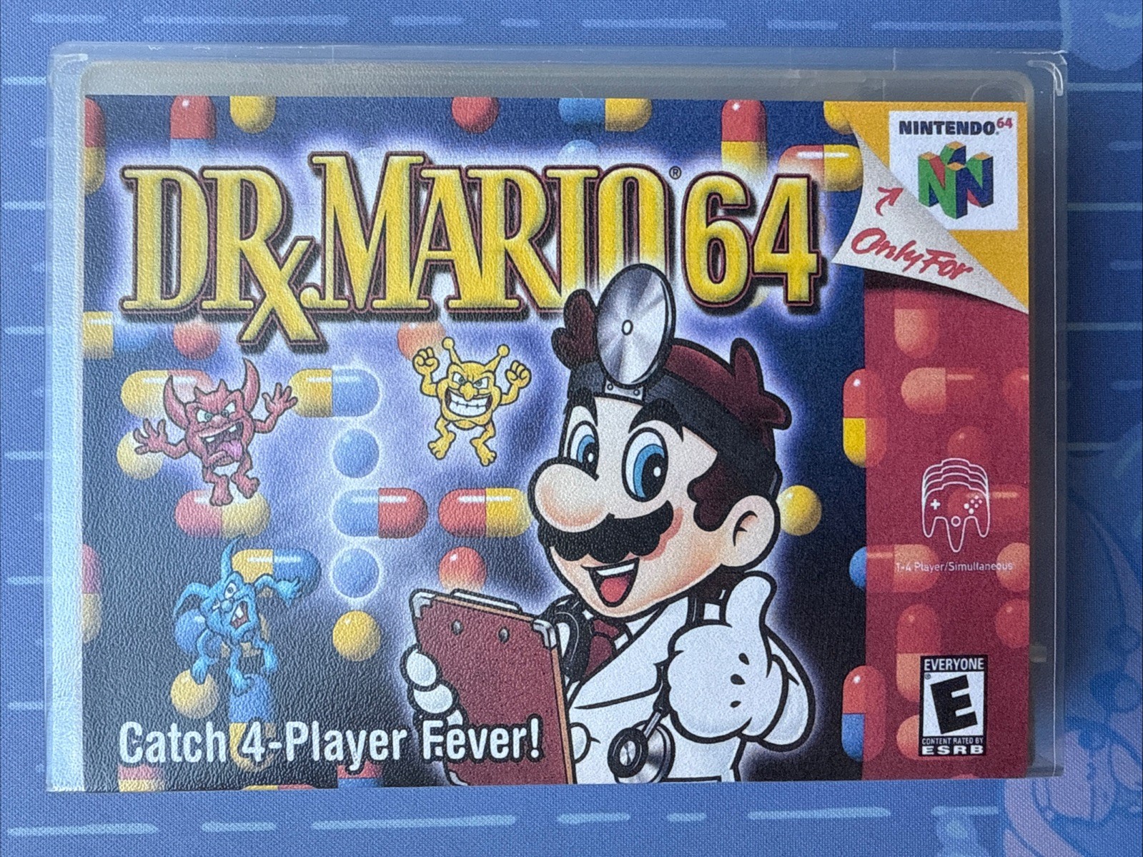 Dr. Mario 64 (Nintendo 64, 2001) N64 GAME + MANUAL + COLLECTOR CASE!!!!