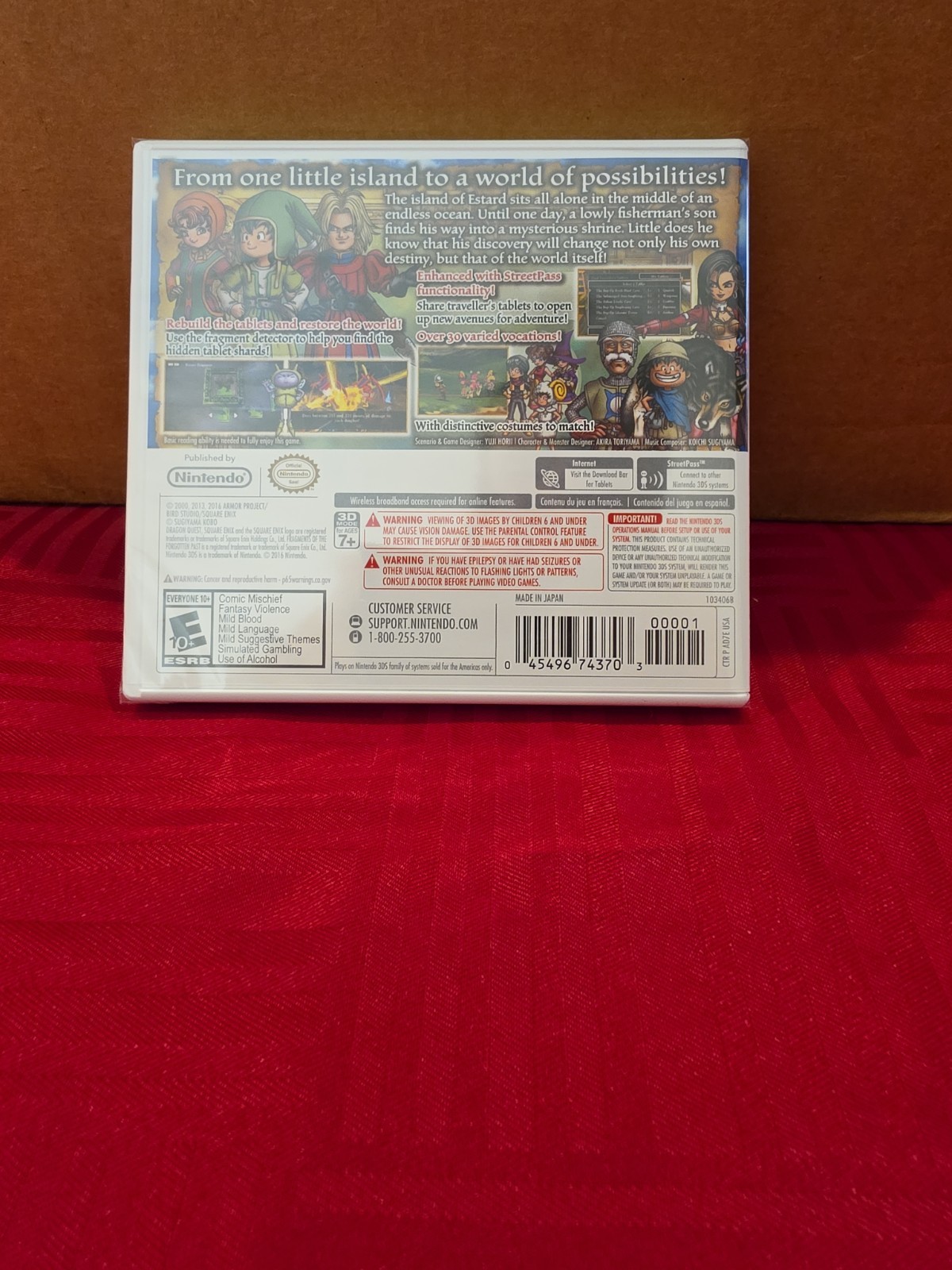 Dragon Quest VII: Fragments of The Forgotten Past (Nintendo 3DS) New – Sealed