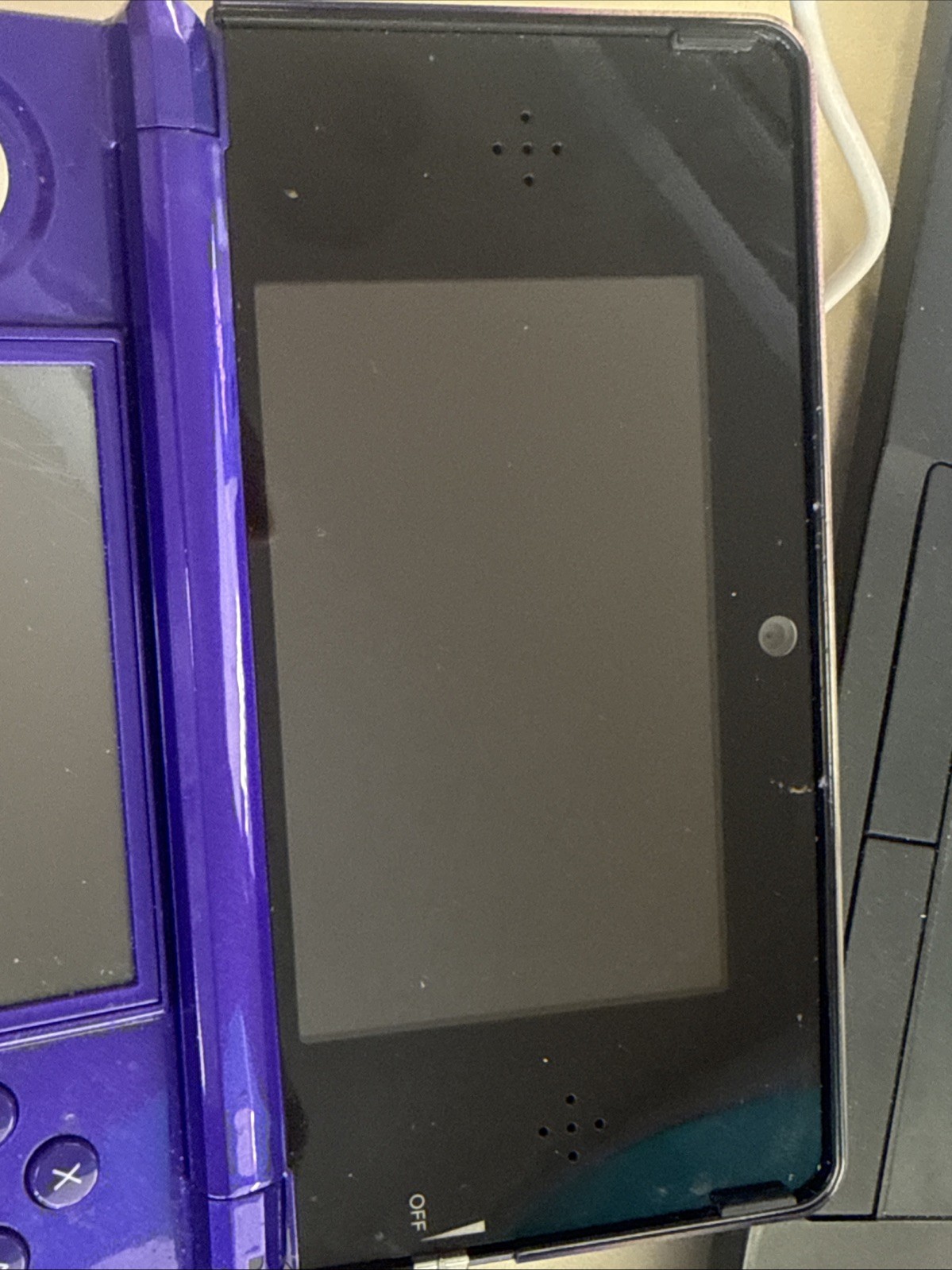 Nintendo 3DS Midnight Purple Portable Gaming Console W/ 13 Games
