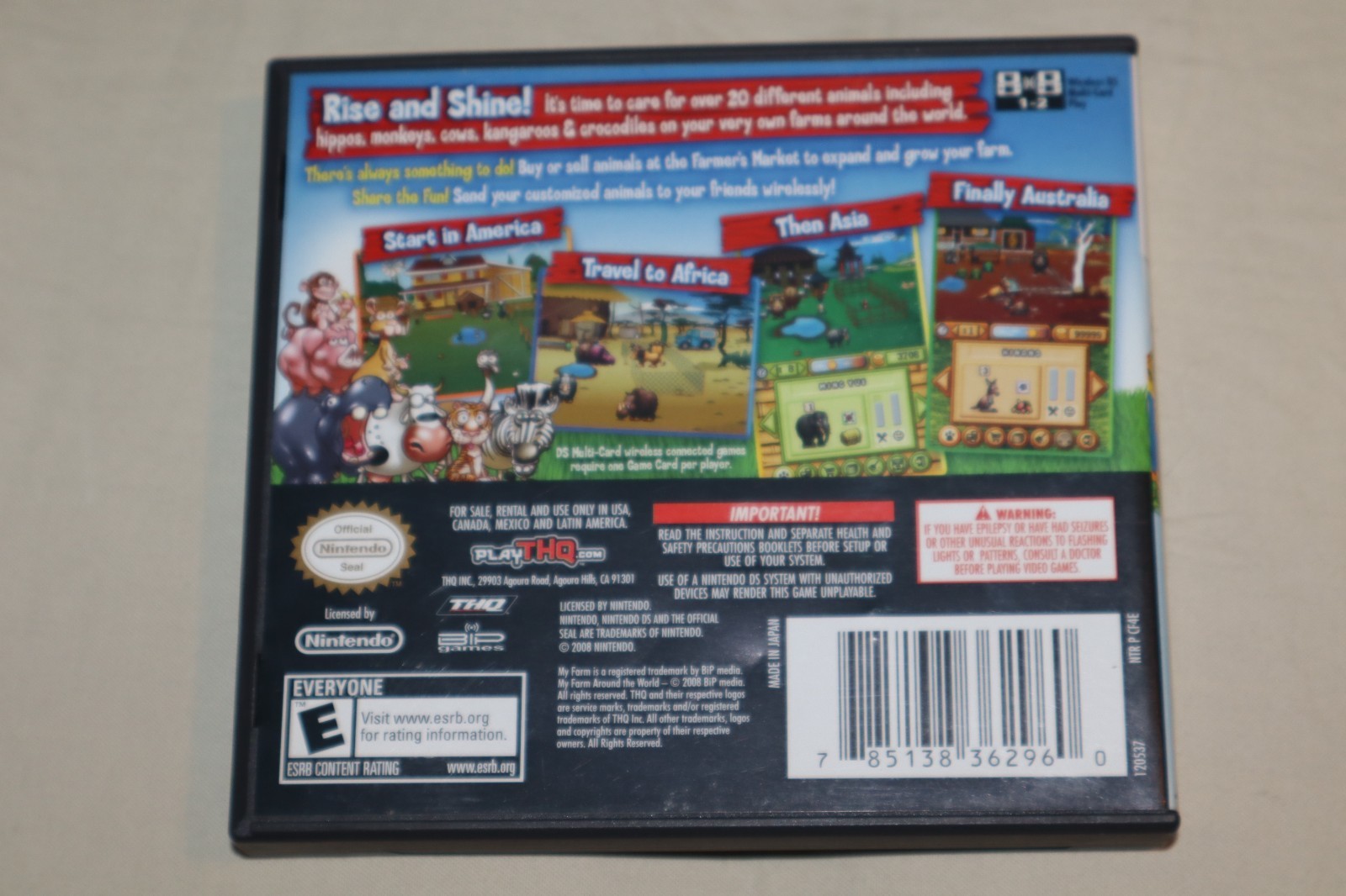 My Farm Around the World (Nintendo DS, 2009) COMPLETE