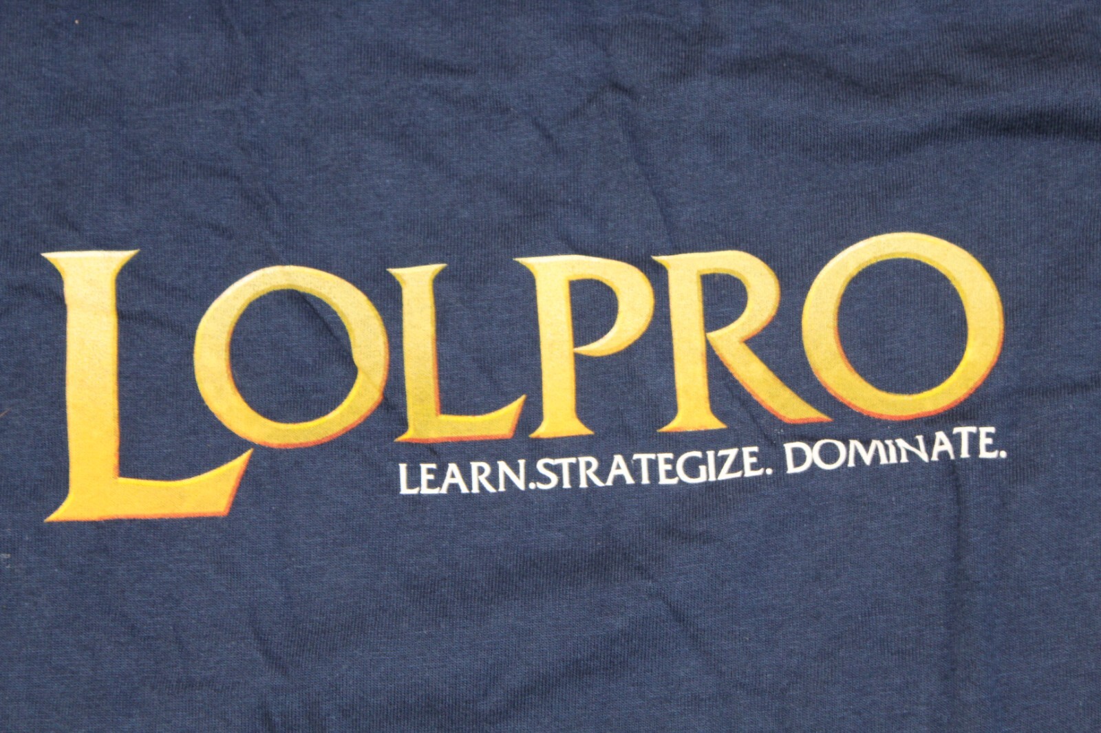 XXL 2XL LEAGUE OF LEGENDS LOLPRO LOL PRO BLUE T-SHIRT