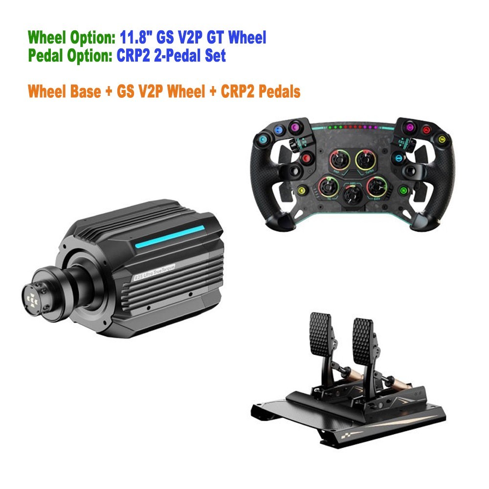 MOZA R21 21Nm Direct Drive Wheel Base Force Feedback Racing Kit Wheel & Pedal
