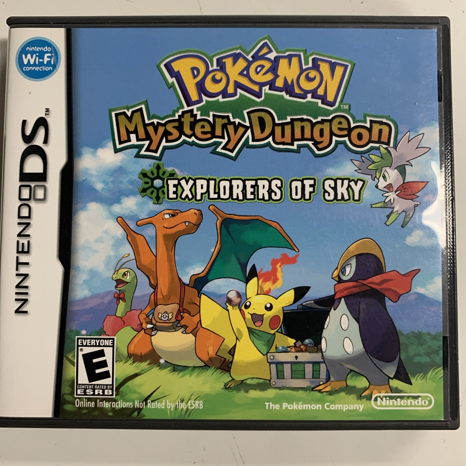 Pokemon Mystery Dungeon Explorers of Sky Case ONLY No Game DS Authentic USA