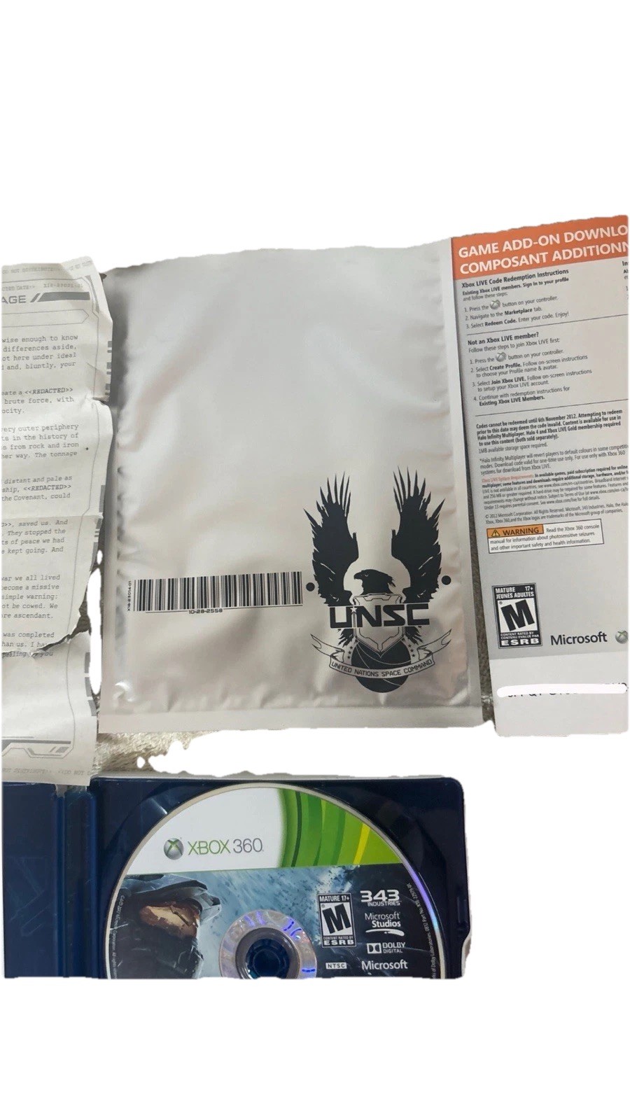 Halo 4 Limited Edition (Microsoft Xbox 360, 2012) Complete in Box
