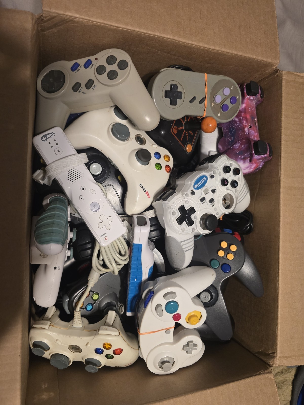 Assorted 3rd Party Controller lot *untested* SNES WII PS3 XBOX