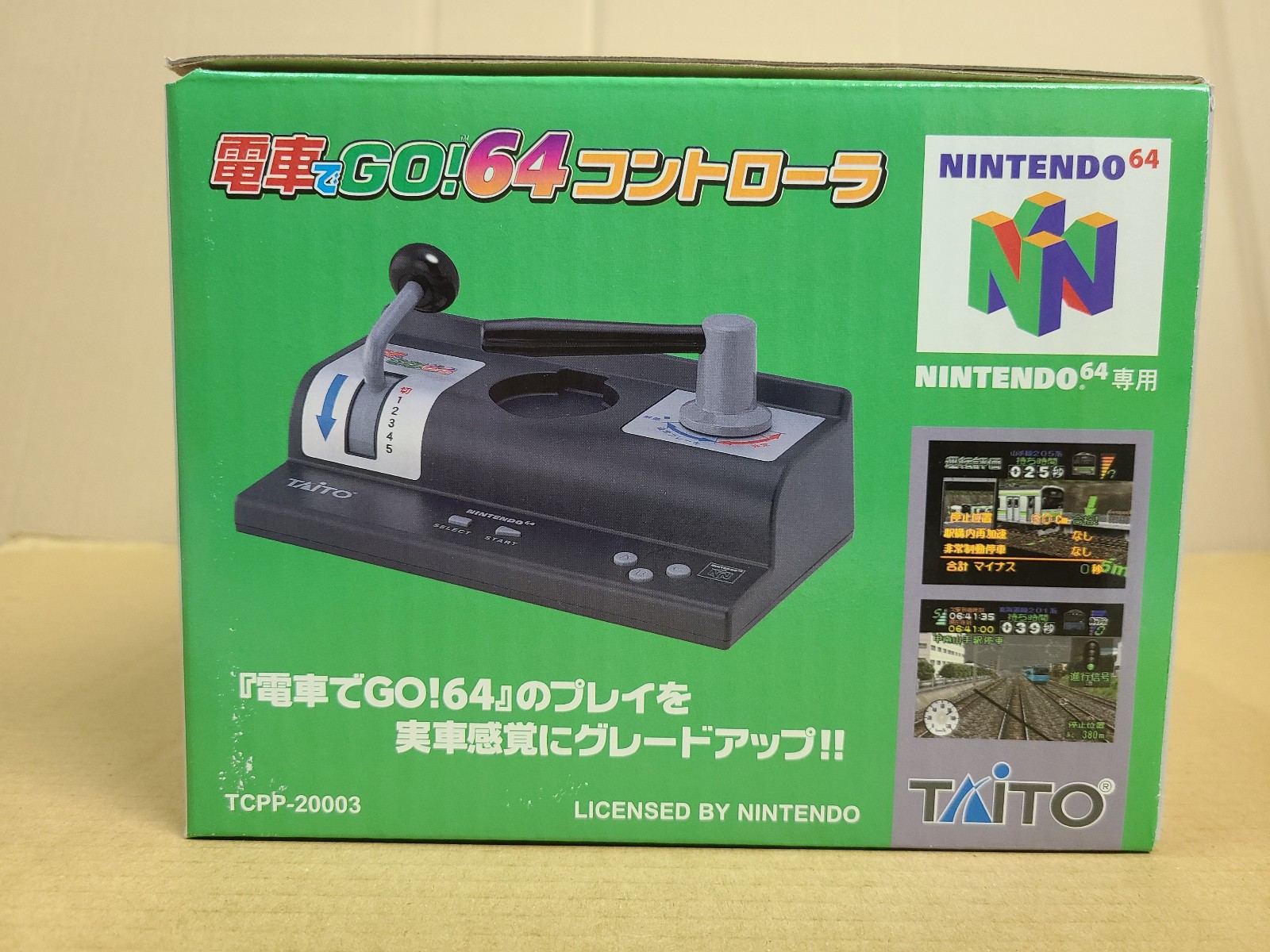 Nintendo64 Densha de Go Controller + Densha de Go! 64 Japan N64 Taito #S03