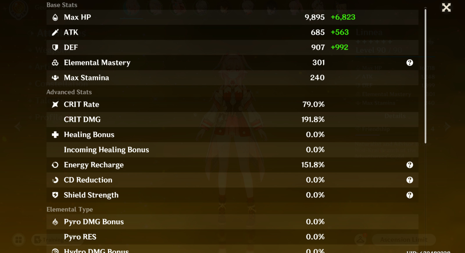 Genshin Impact AR 60 America – Arlecchino C1 – Hu Tao C1 – Emilie C1 – Linnea