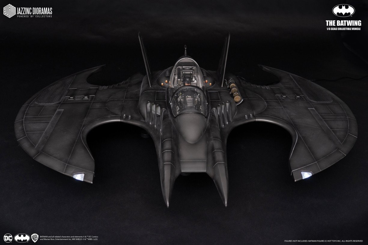 Jazzinc 52″ 1989 Keaton Batman BATWING 1/6 Scale Jet Plane Vehicle Hot Toys NEW