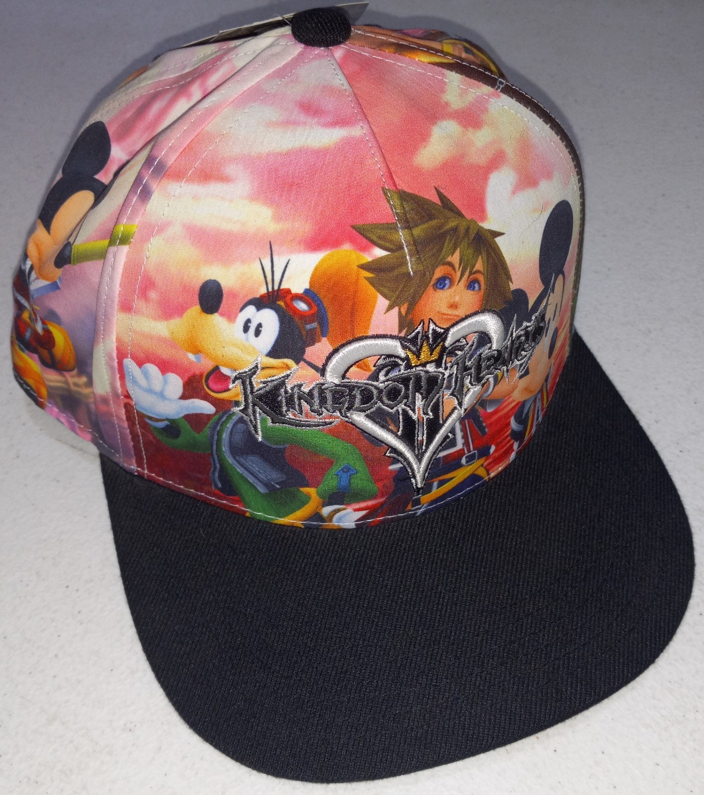 Disney Kingdom Hearts II Snapback Cap Adult Hat NEW NWT! Spencer’s Square Enix