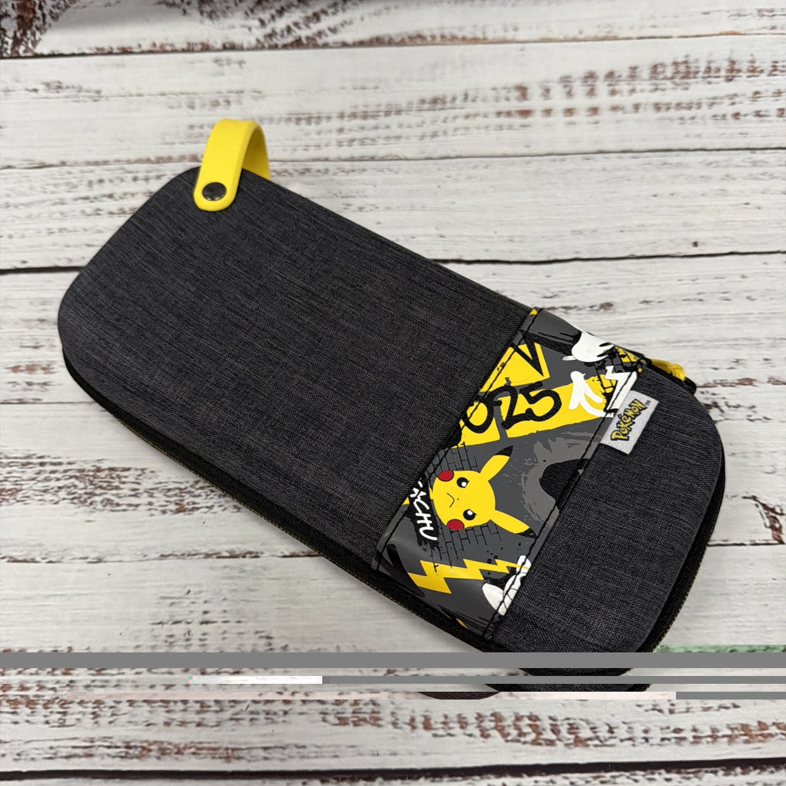 Nintendo Switch Pikachu Carrying Case • Hard Shell Travel Case • Black Yellow