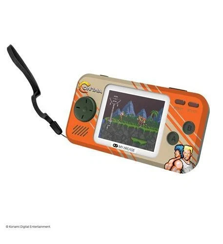 My Arcade Contra Pocket Player Handheld -2 Built In Games: Contra, Super Contra