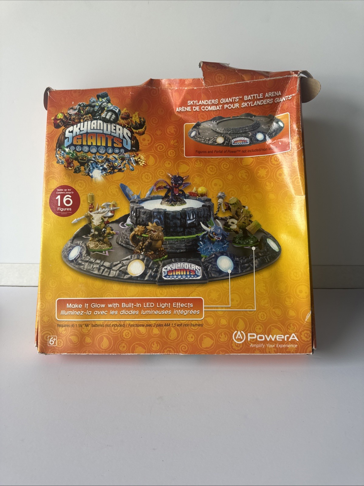 Skylanders Giants Battle Arena Display Stand W/LED Light Effects, Working