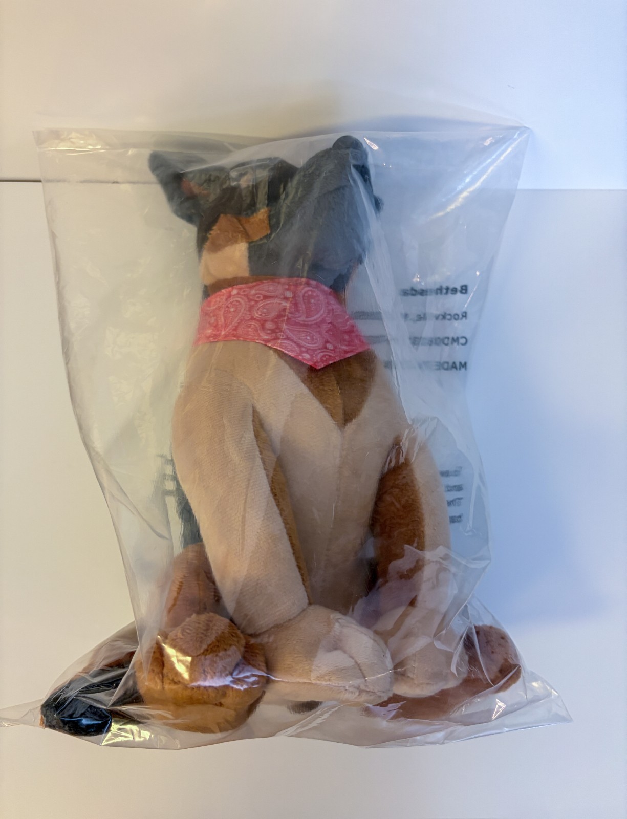Fallout 4 Dogmeat Plush Stuffed Animal Bethesda Dog Bandana & Goggles