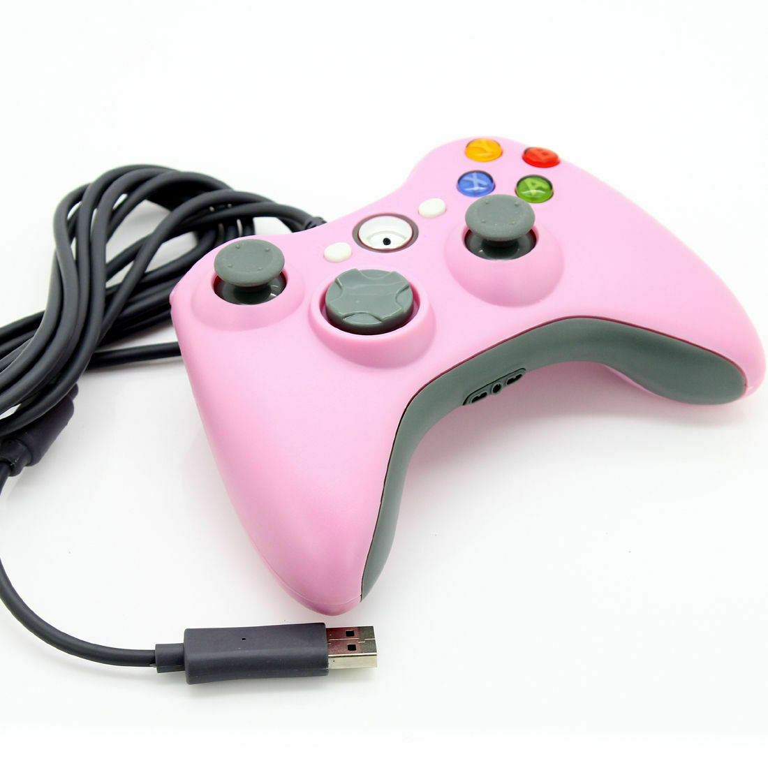 USB Wired Gamepad Joypad Controller For Microsoft Xbox 360 Slim PC Video Game US