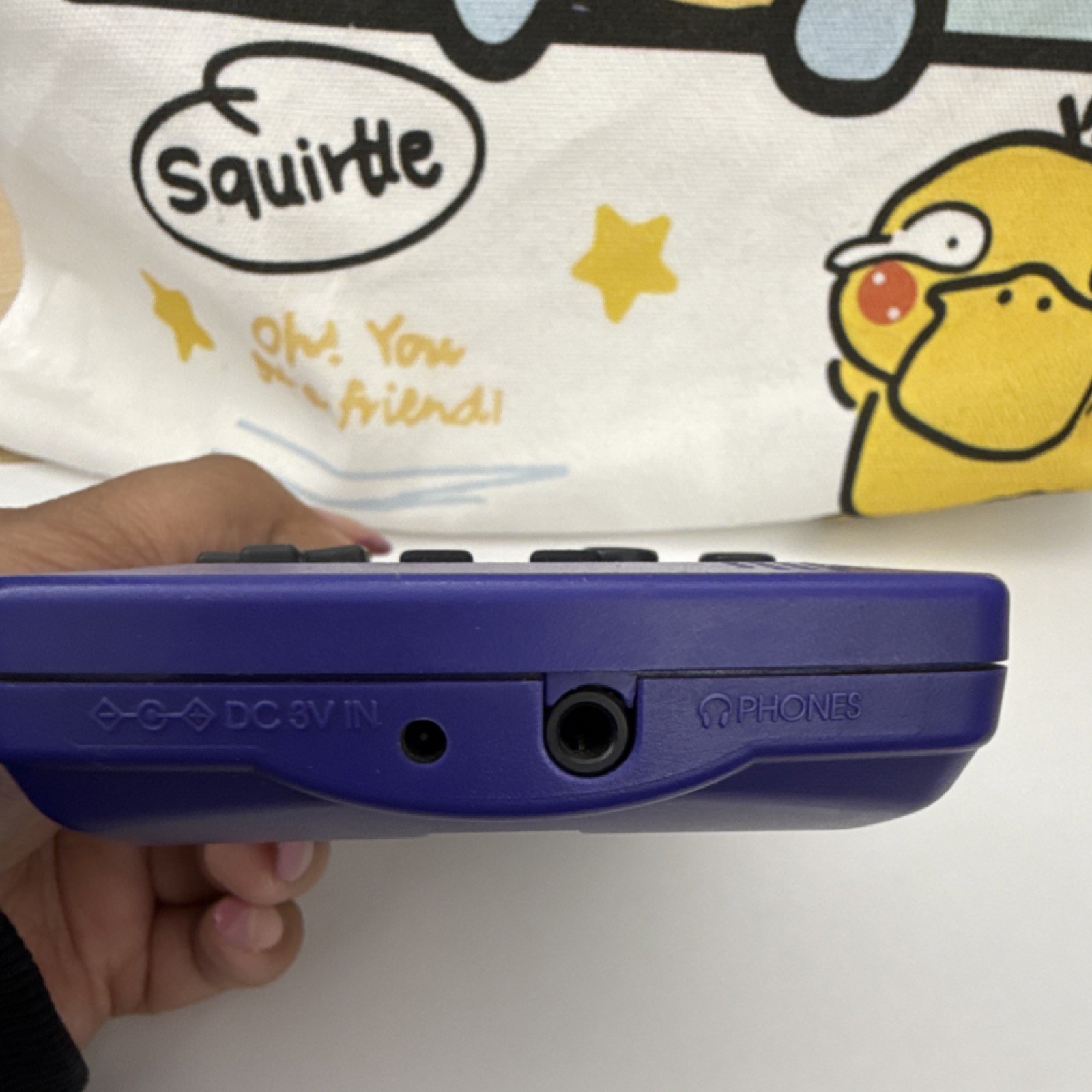 Nintendo Game Boy Color CGB-001 Purple Handheld System Battery Powered