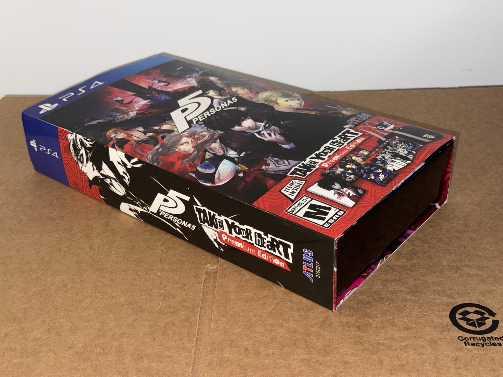 Persona 5 Take Your Heart Premium Edition PS4 NO GAME ALL OTHER ITEMS UNUSED