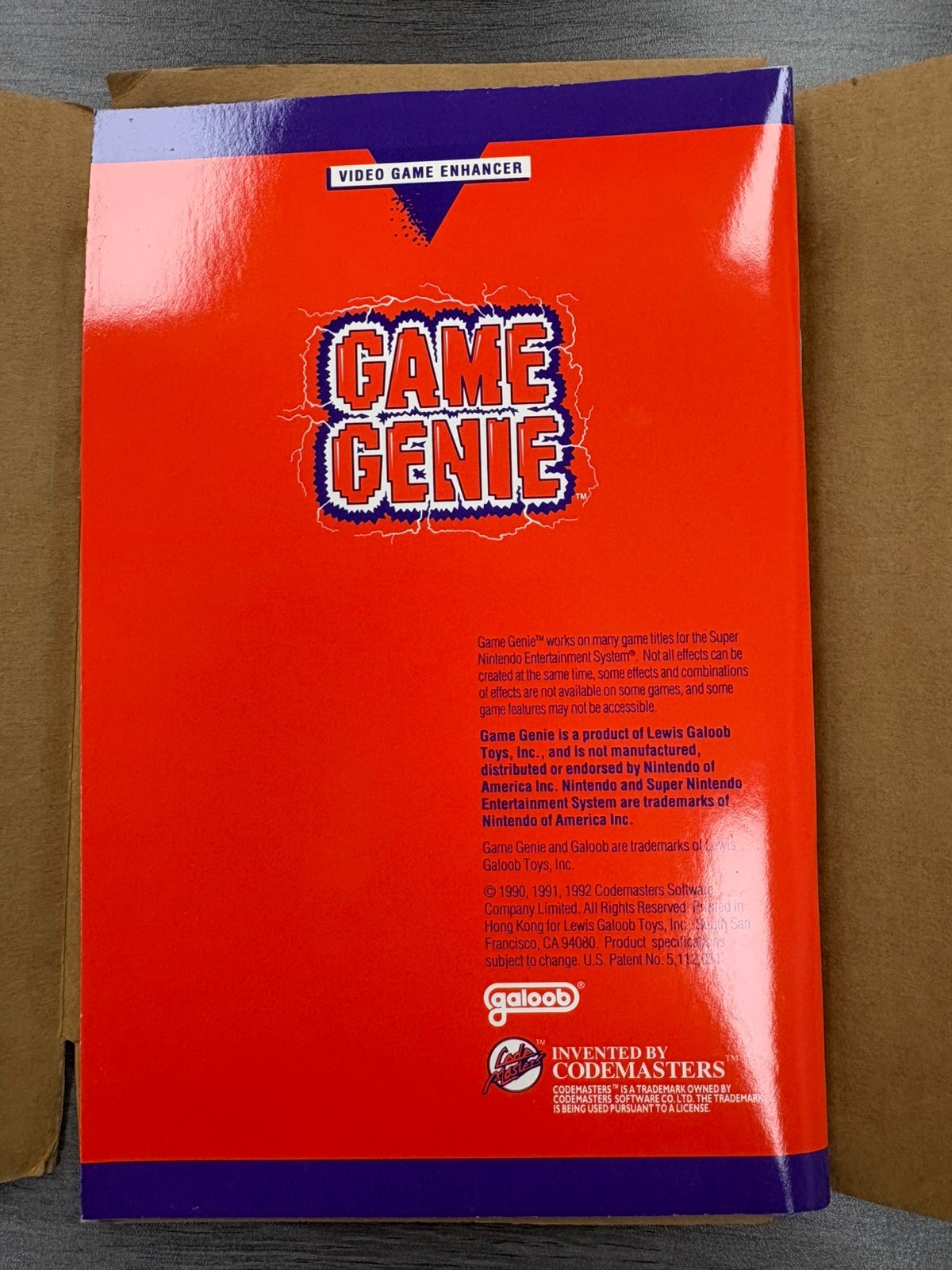 Game Genie SNES Super Nintendo 16-Bit Complete in Box w/ Manual