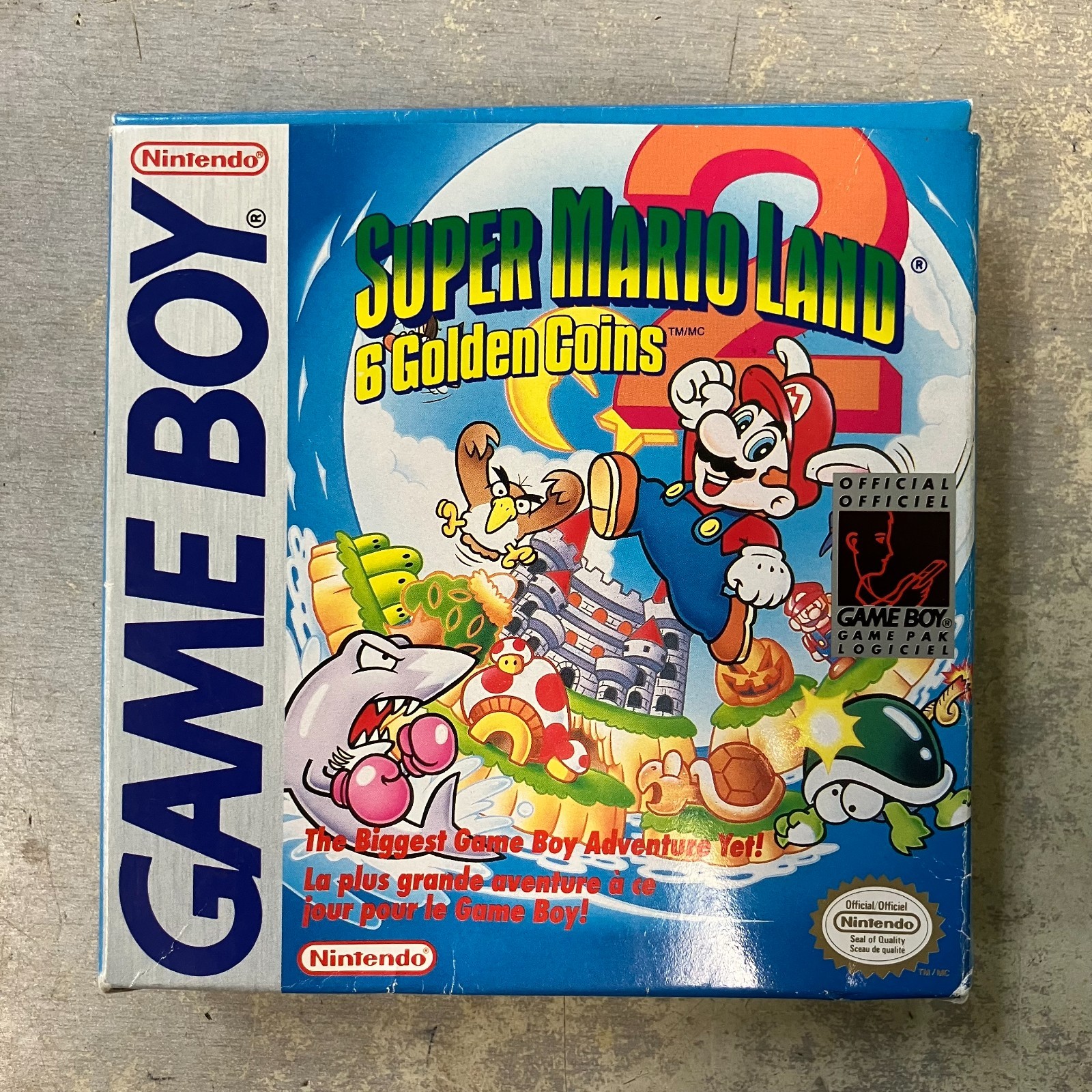 Super Mario Land 2: 6 Golden Coins CIB Canada Variant (GameBoy, 1992)