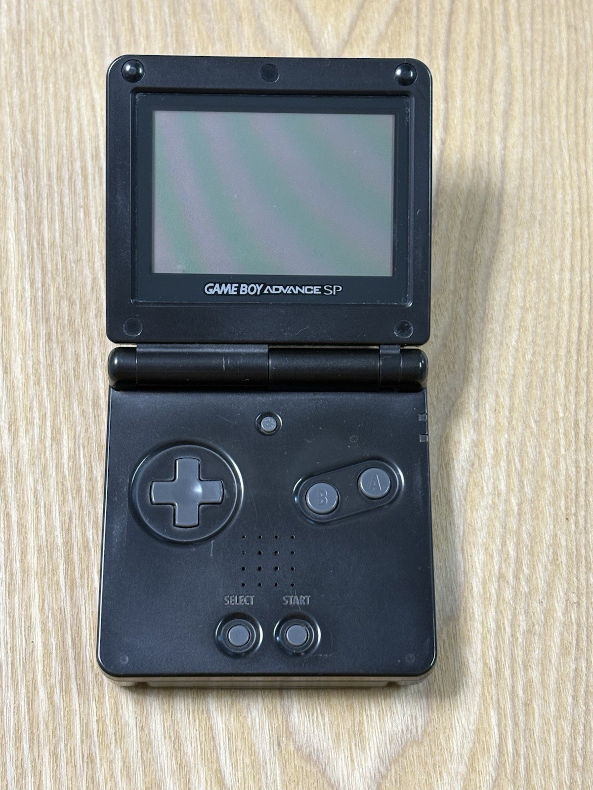 Nintendo Game Boy Advance SP AGS-001 Onyx Black Console Only Tested Working