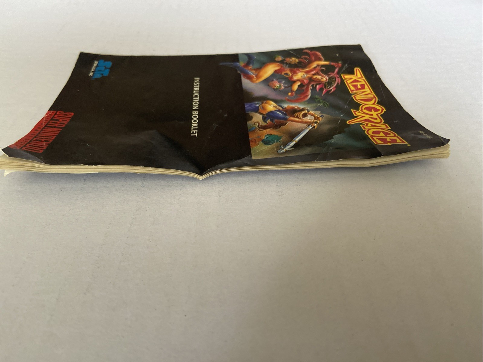 Kendo Rage SNES Instruction Manual ONLY