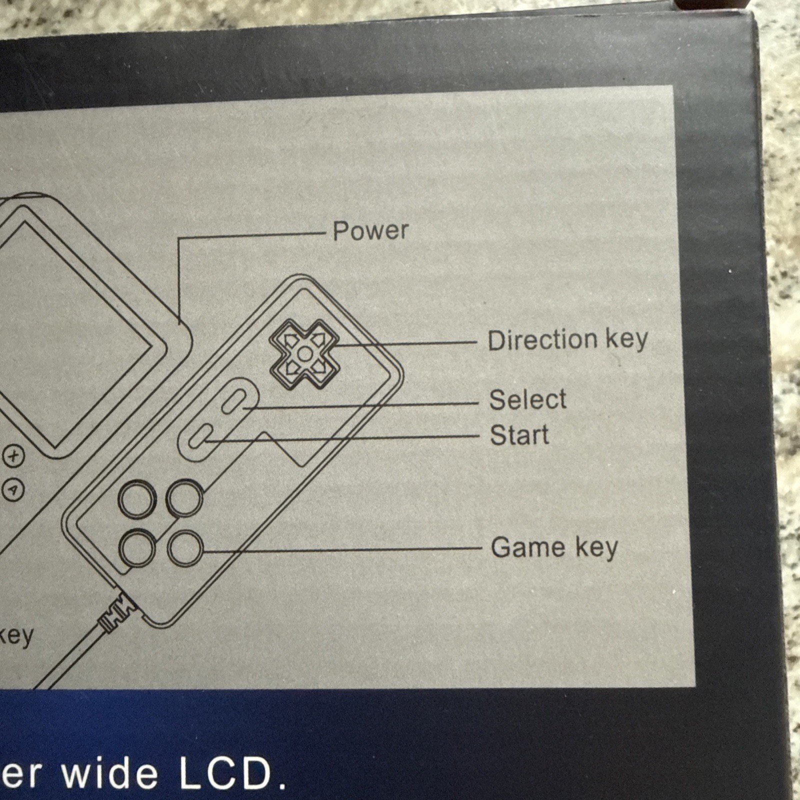 VIDEO GAME RETRO 3”LED LARGE SCREEN MINI HANDHELD .. THIS CAN CONNECT TO TV