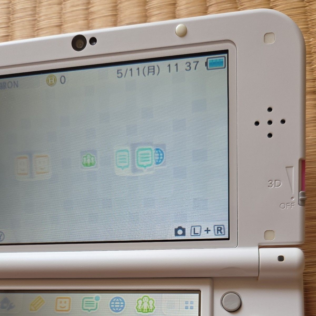New Nintendo 3DS XL LL Pink White Console Stylus Working Tested Japanese ver