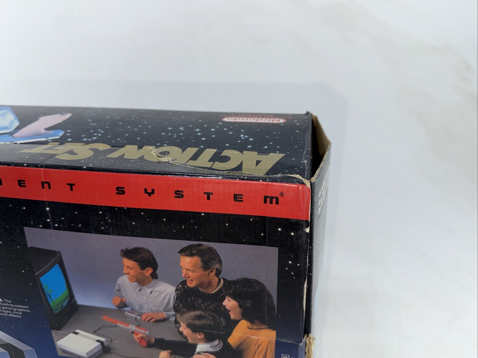 Oval Seal NES Action Set BOX ONLY Nintendo 1990 🔥