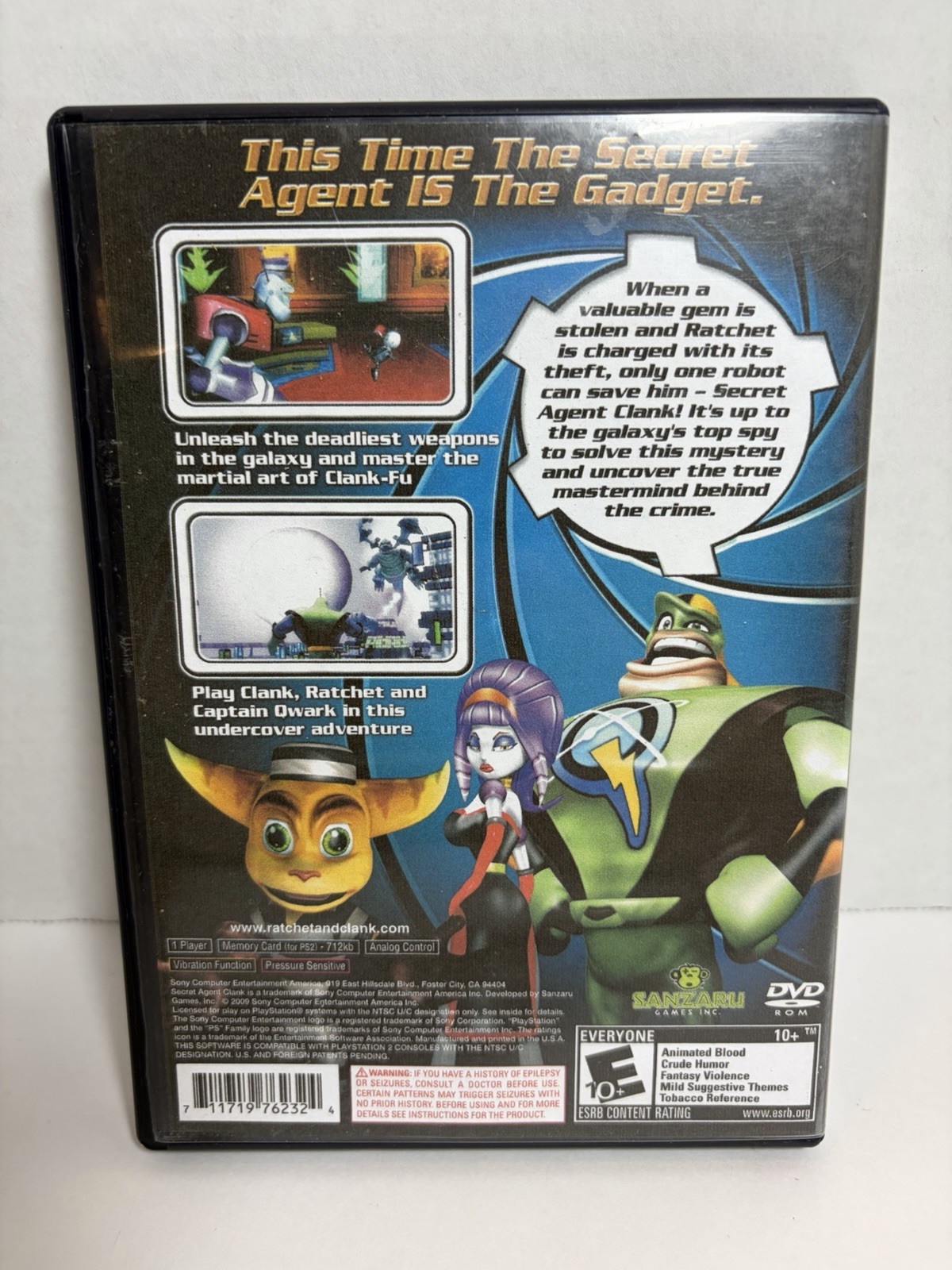 Secret Agent Clank – PS2 PlayStation 2 – Excellent Disk – Tested