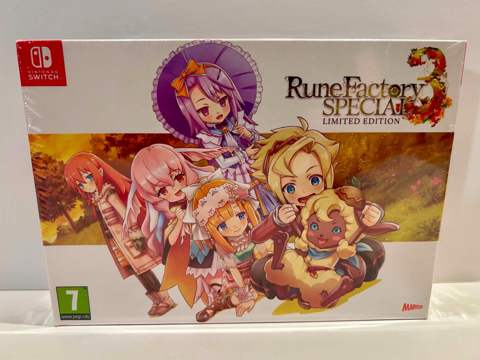 Rune Factory 3 Special Limited Edition PAL Region Free Switch Box Damage