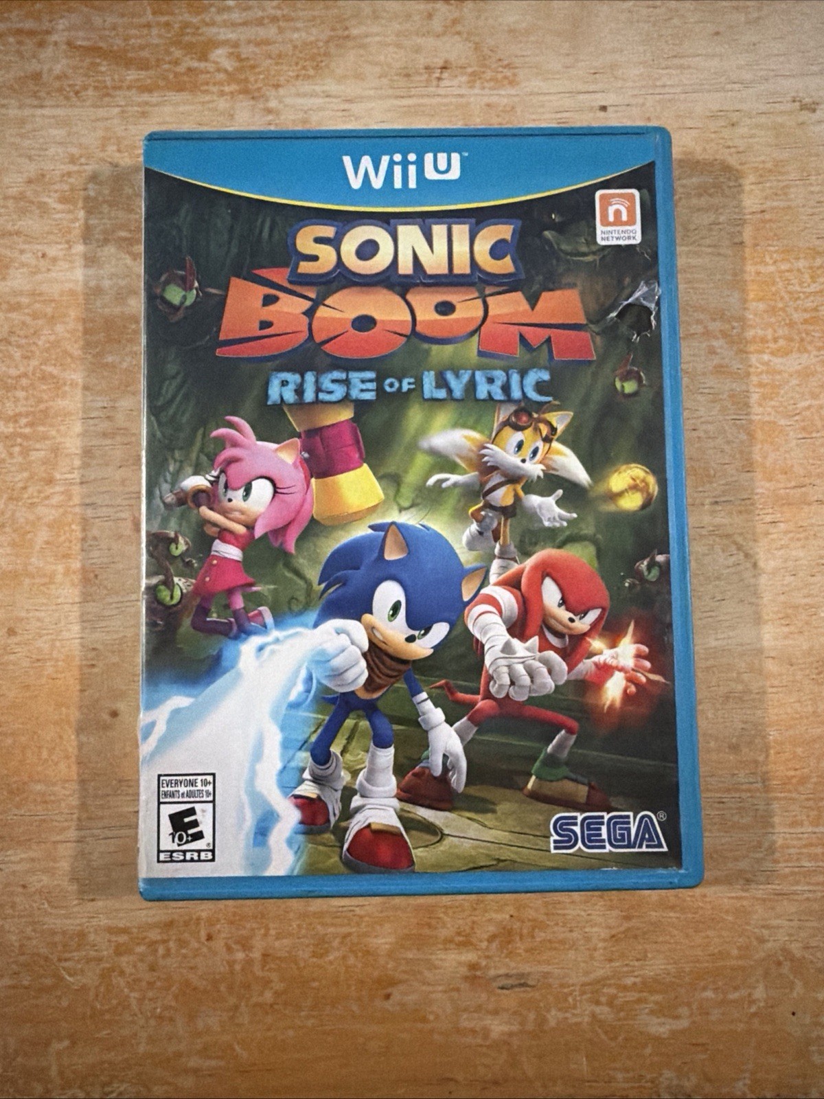 Sonic Boom Rise of Lyric Nintendo Wii U Game Complete Case & Disc No Manual