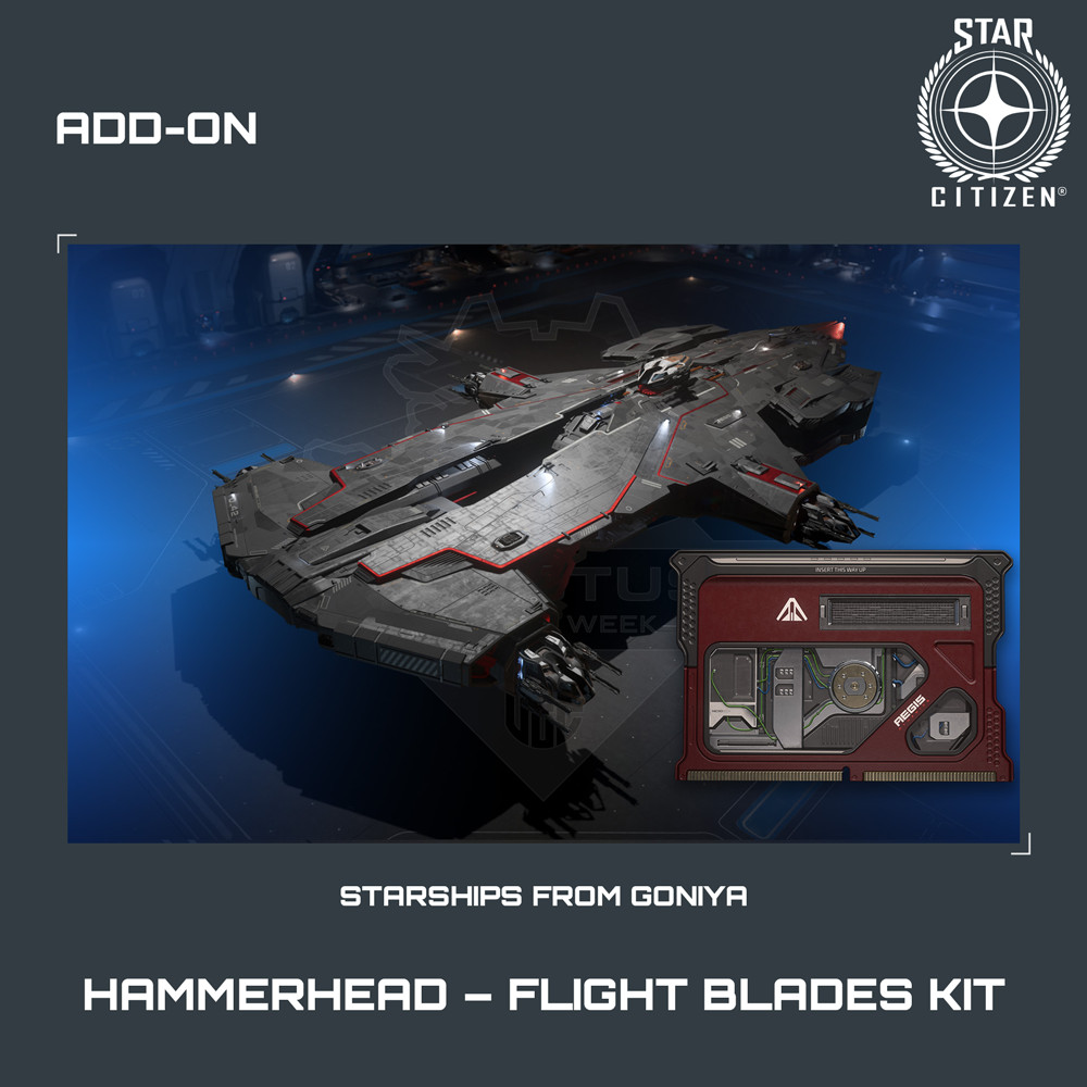STAR CITIZEN – ADD-ONS – HAMMERHEAD – FLIGHT BLADES KIT