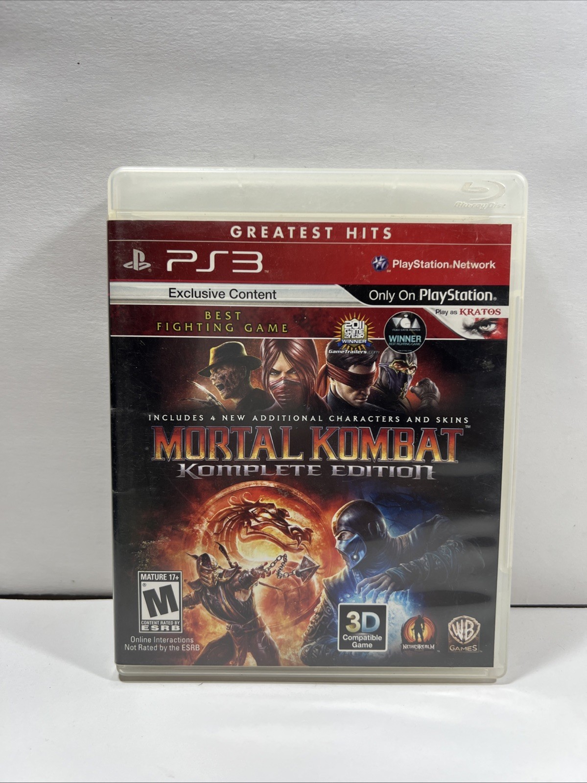 Mortal Kombat Komplete Edition (Sony PlayStation 3, 2012) With Manual/ Reg Key