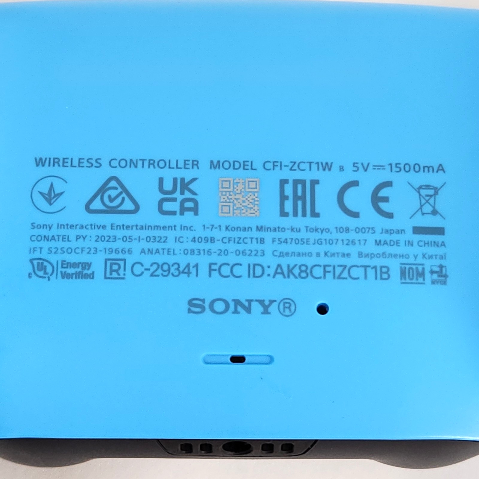 Sony PlayStation 5 DualSense Wireless Controller Starlight Blue CFI-ZCT1W Tested