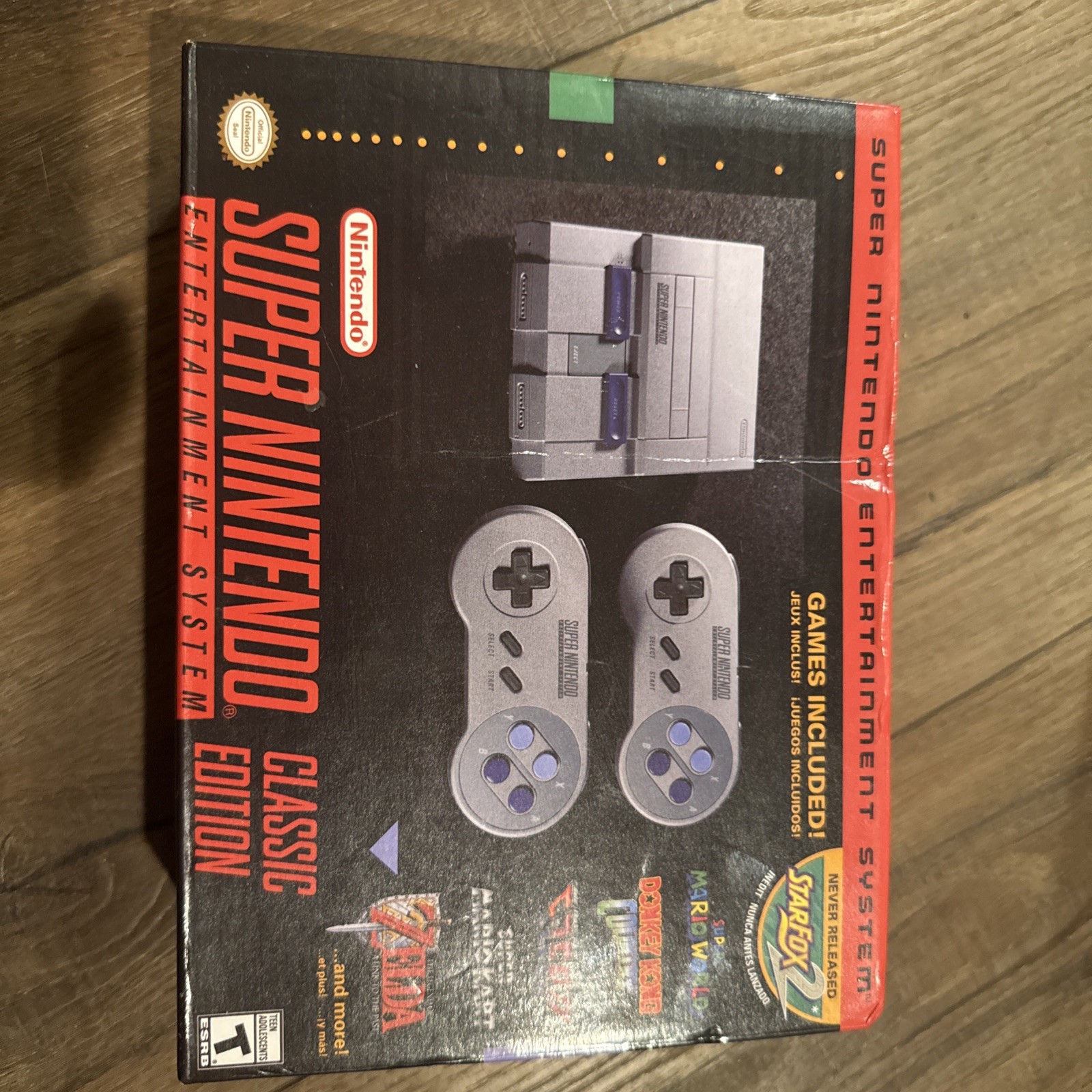 Nintendo Classic Mini SNES 512MB Game Console – Gray Sealed