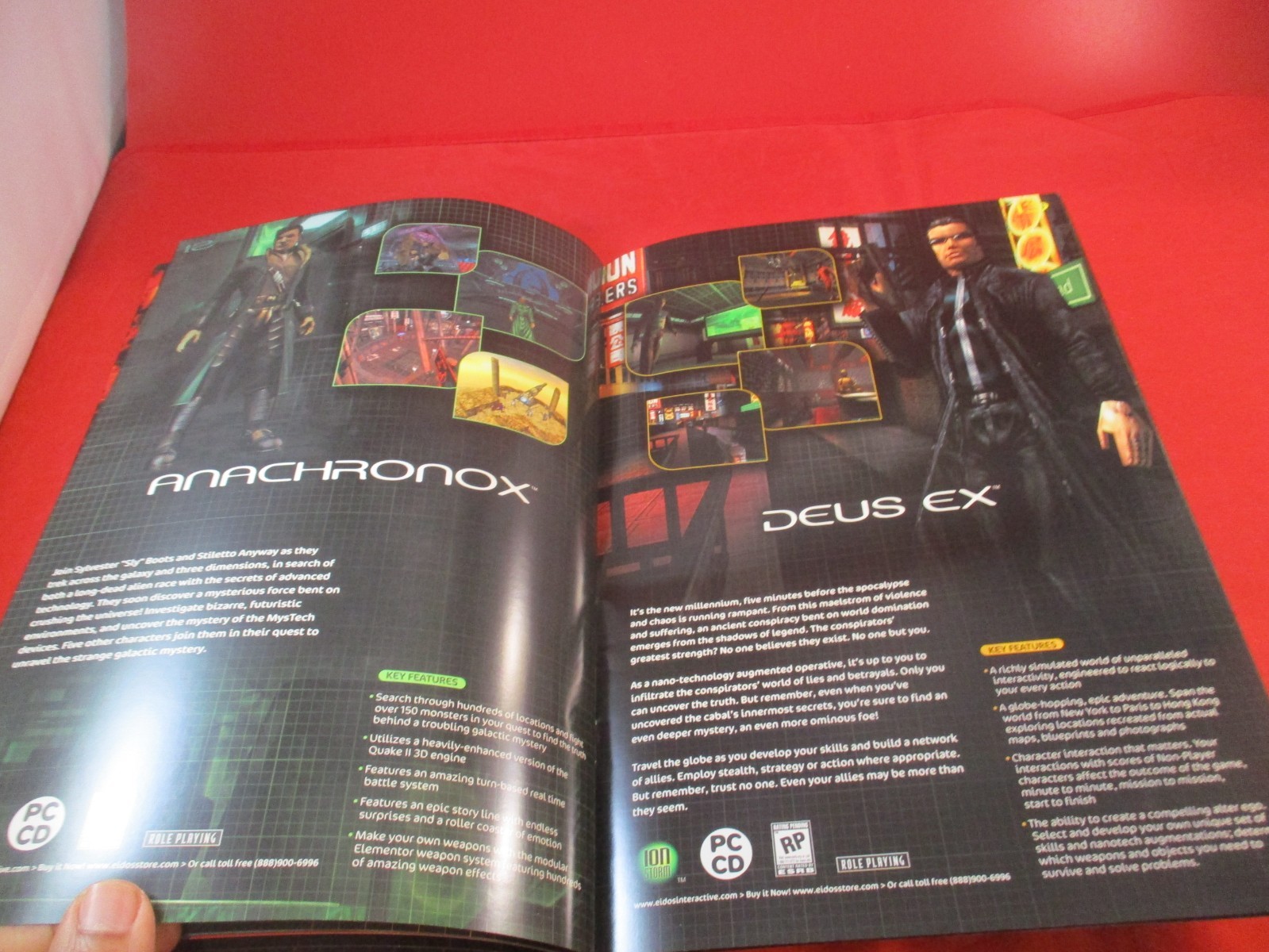 Eidos Interactive 1999 Product Catalog Tomb Raider Gex 3 Braveheart Daikatana