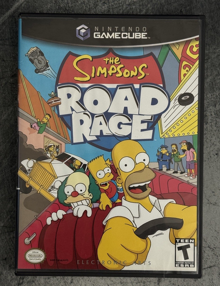 The Simpsons Road Rage Nintendo GameCube CIB Complete with Manual VG – Tested