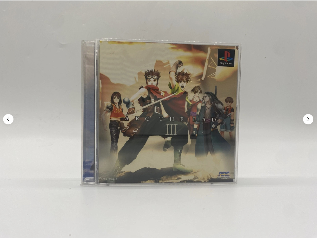 PlayStation 1 PS1 Console w/ Arc The Lad 1 2 3 set Ver. SCPH-7000 JP Ver.