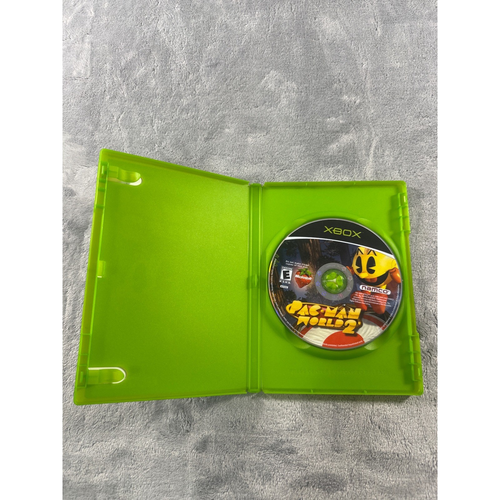 Pac-Man World 2 Microsoft Xbox Original 2002 Namco 3D Platformer Video Game