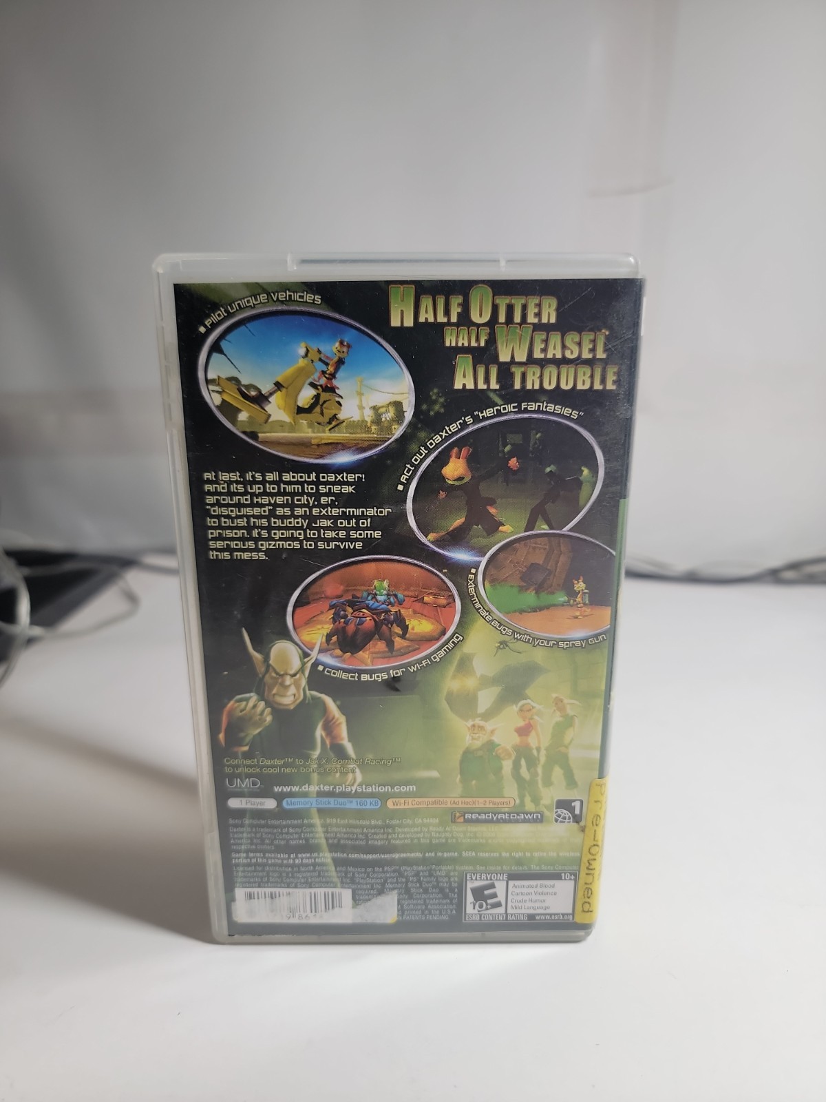 Daxter (Case Manual & Reg Card Only) No Game Playstation Portable