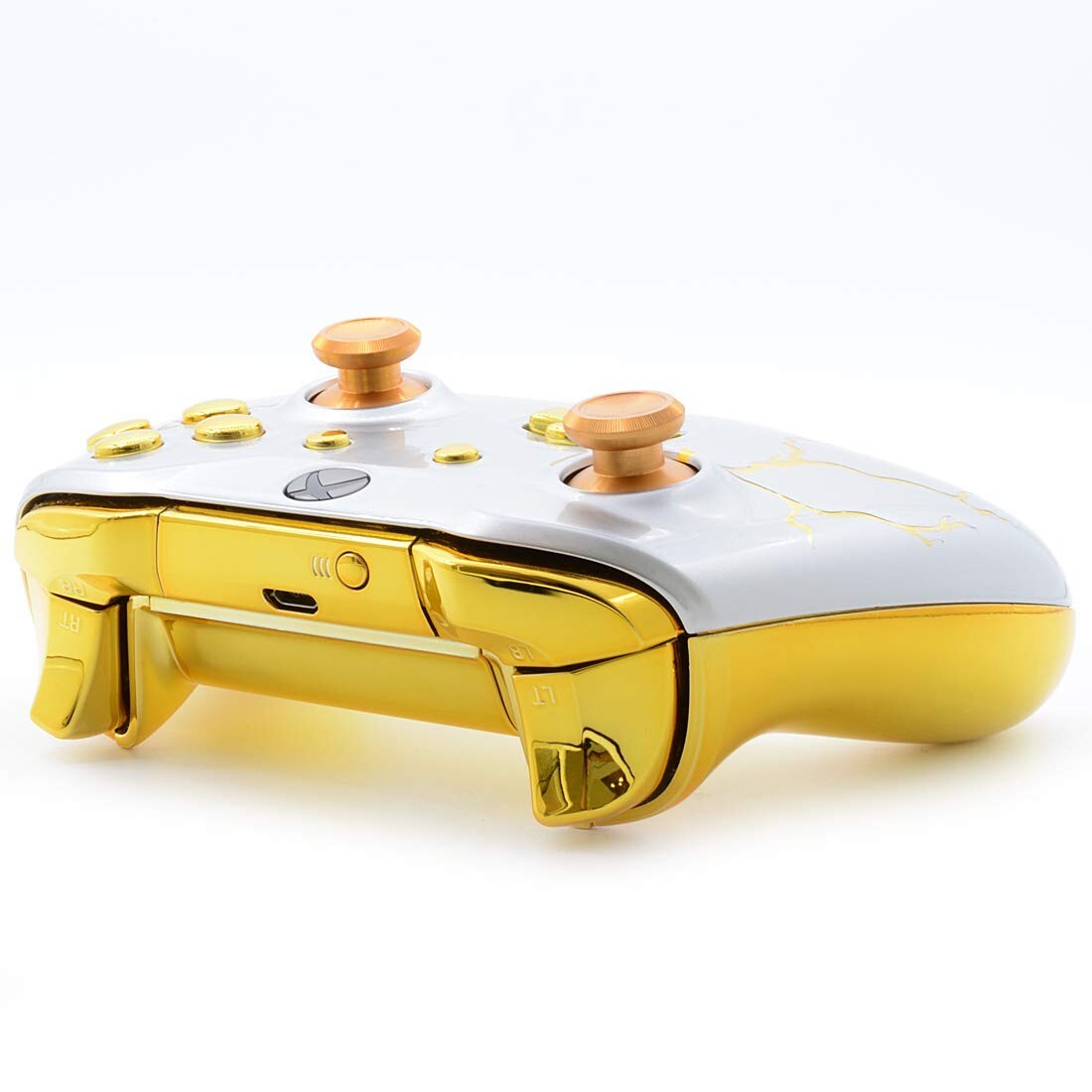 Gold Thunder Xbox One Series S|X SMART Custom Rapid Fire Modded Controller FPS