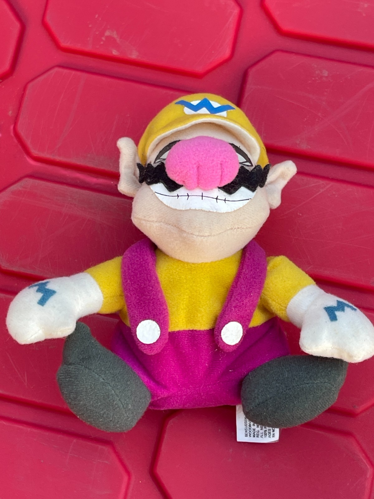 Super Mario Bros Wario N64 BD&A Beanbag Plush Nintendo 64 Collectible