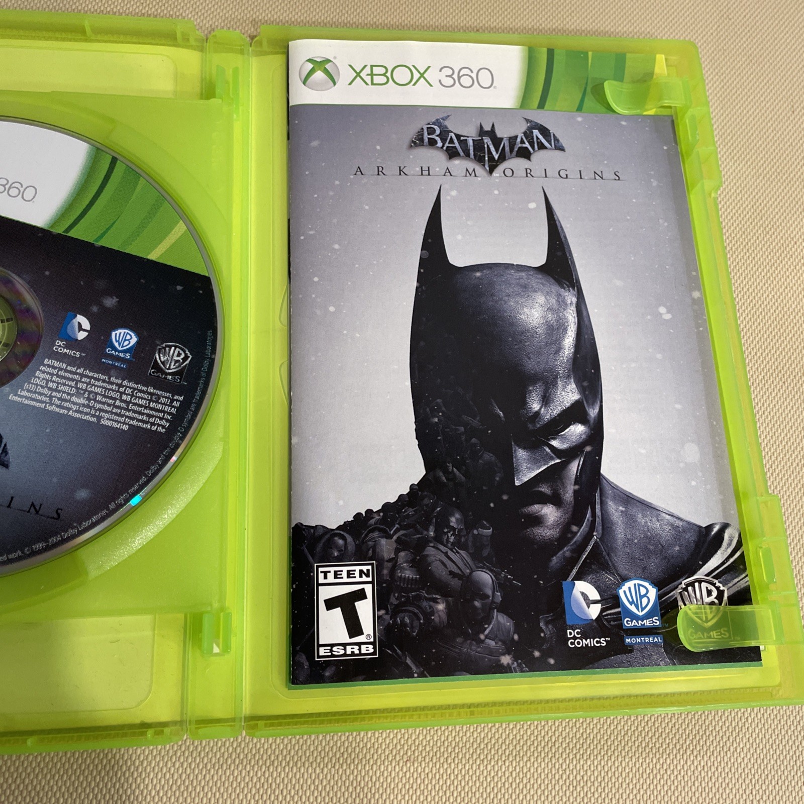 WB Games Batman: Arkham Origins SEALED Xbox 360